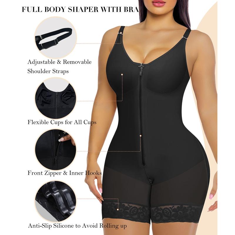 🔥Women’s Colombianas Shapewear–Tummy Gone Instantly-Tummy Control, Butt Lifter, Detachable Straps & Zipper Crotch